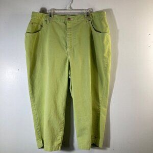 Womens‎ Avenue Blues Capri Jeans Lt Green 18